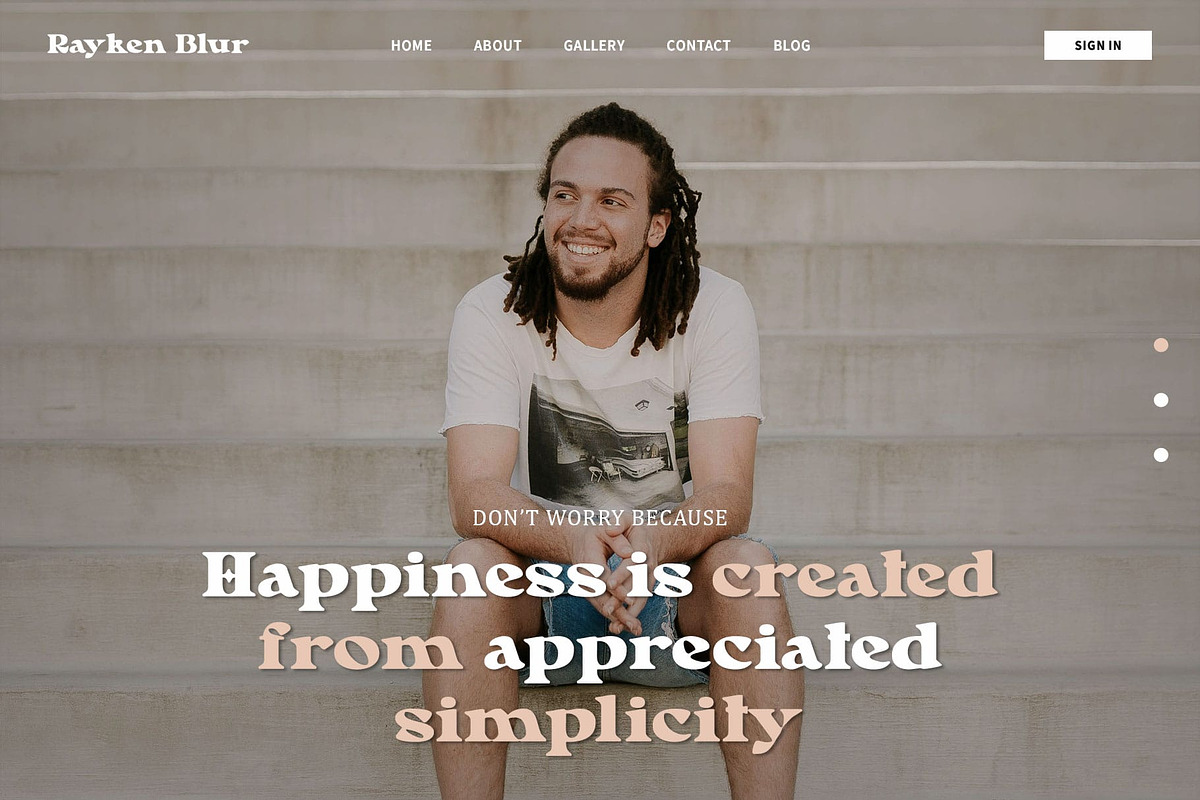 Rayken Blur, a Serif Font by Craft Supply Co. (Photo 4 of 8)