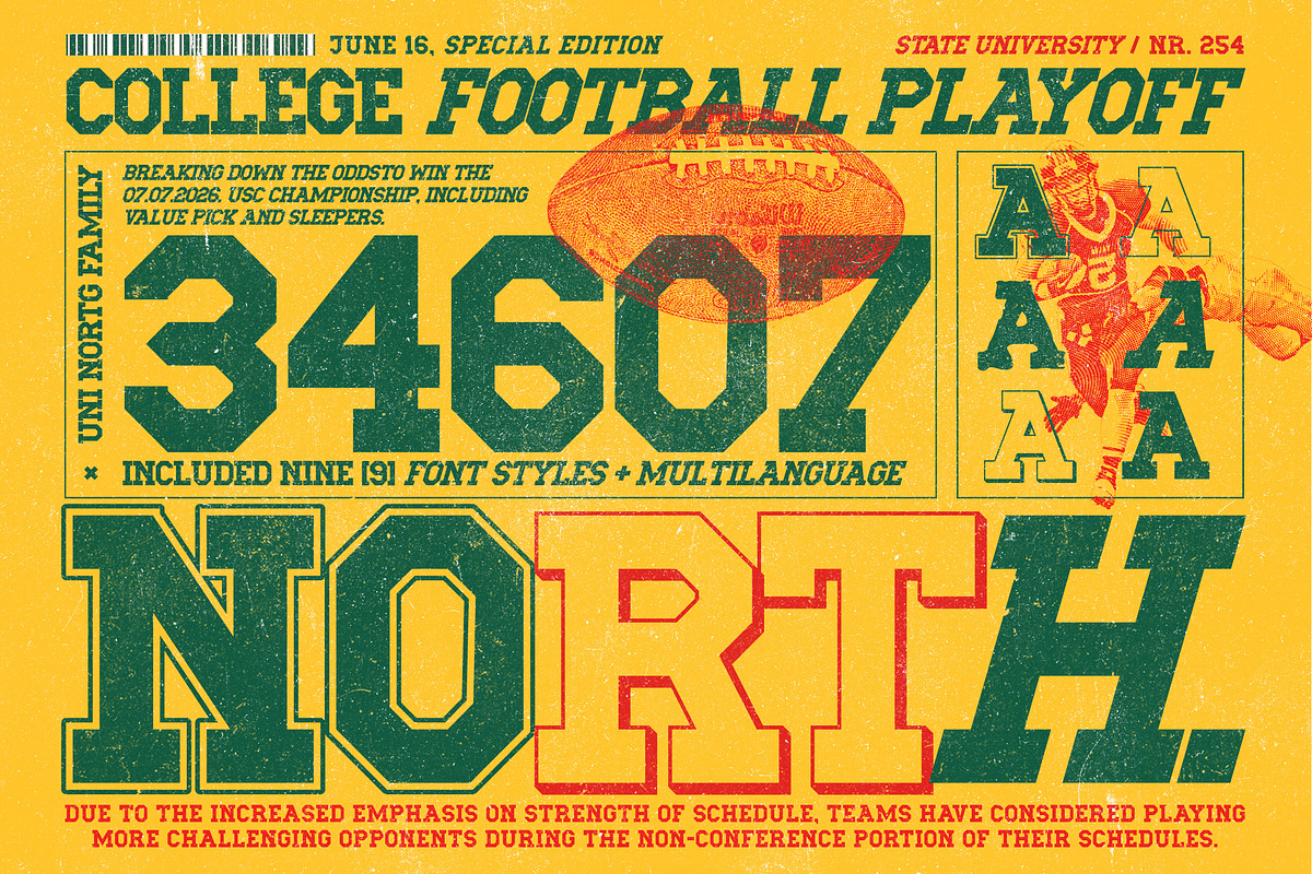 UNI North Font, a Slab Serif Font by LeoSupply.co (Photo 2 of 6)