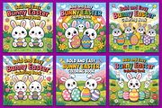 BOLD & EASY BUNNY EASTER BOOK, a Seasonal Illustration by Design Station (Thumbnail 4 of 4)