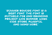 Summer Romuse Font, a Sans Serif Font by Iqsiart Studio (Thumbnail 3 of 7)
