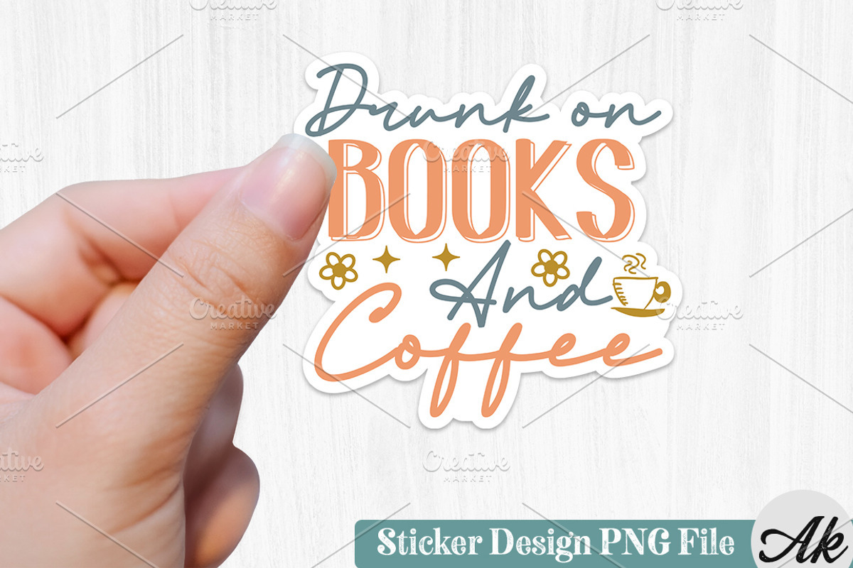 Book Lover Sticker Bundle,PNG File,, a Graphic by akazaddesign (Photo 7 of 11)