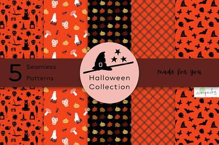 Halloween pattern bundle