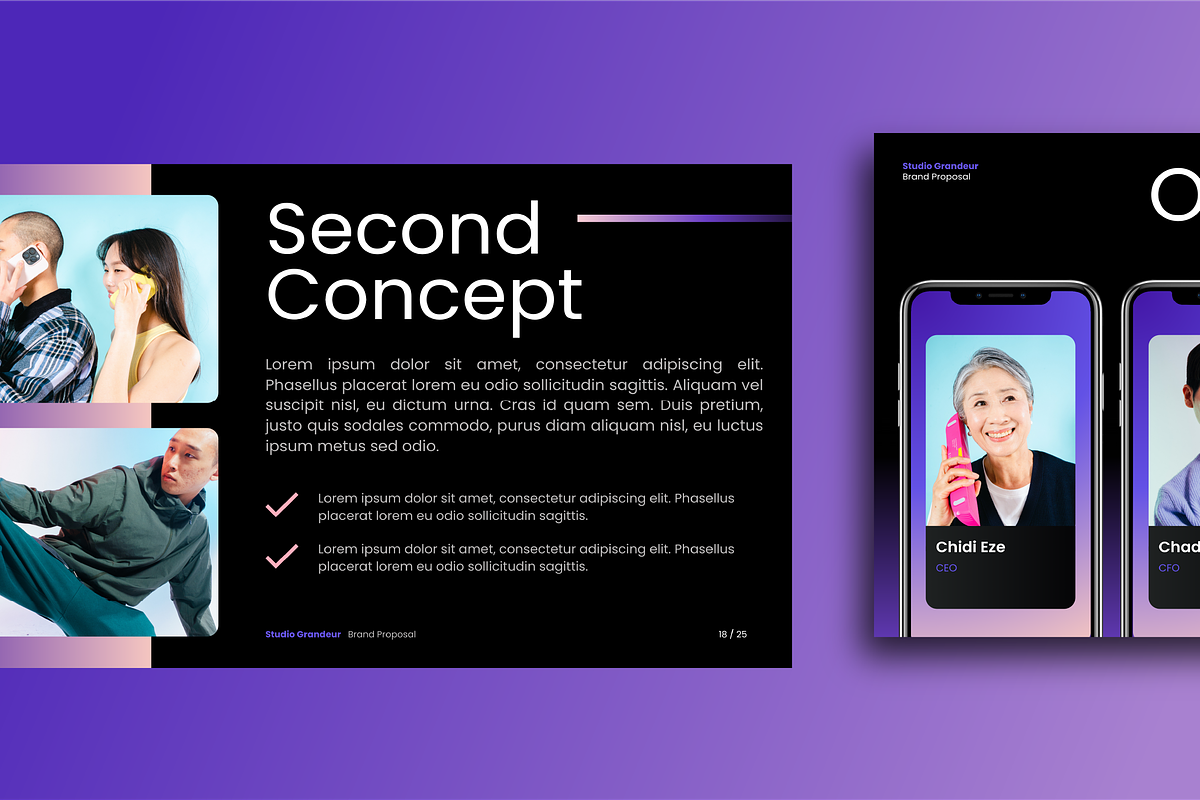 Studio Grandeur - Brand Proposal, a Presentation Template by ArbaStudio (Photo 3 of 5)