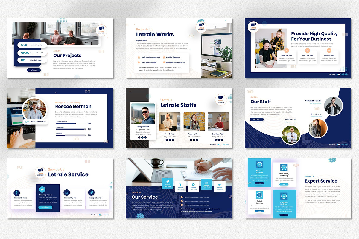Letrale - Pitch Deck Keynote, a Presentation Template by Dhabee (Photo 4 of 7)