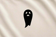 Sad Ghost Silhouette Vector, an Object Illustration by Vectorium Studio (Thumbnail 3 of 4)