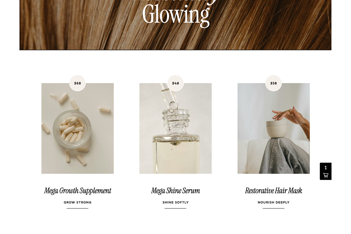 Ecommerce Showit Website Template, a Websites & App Template by Caroline C Wilder (Photo 4 of 7)