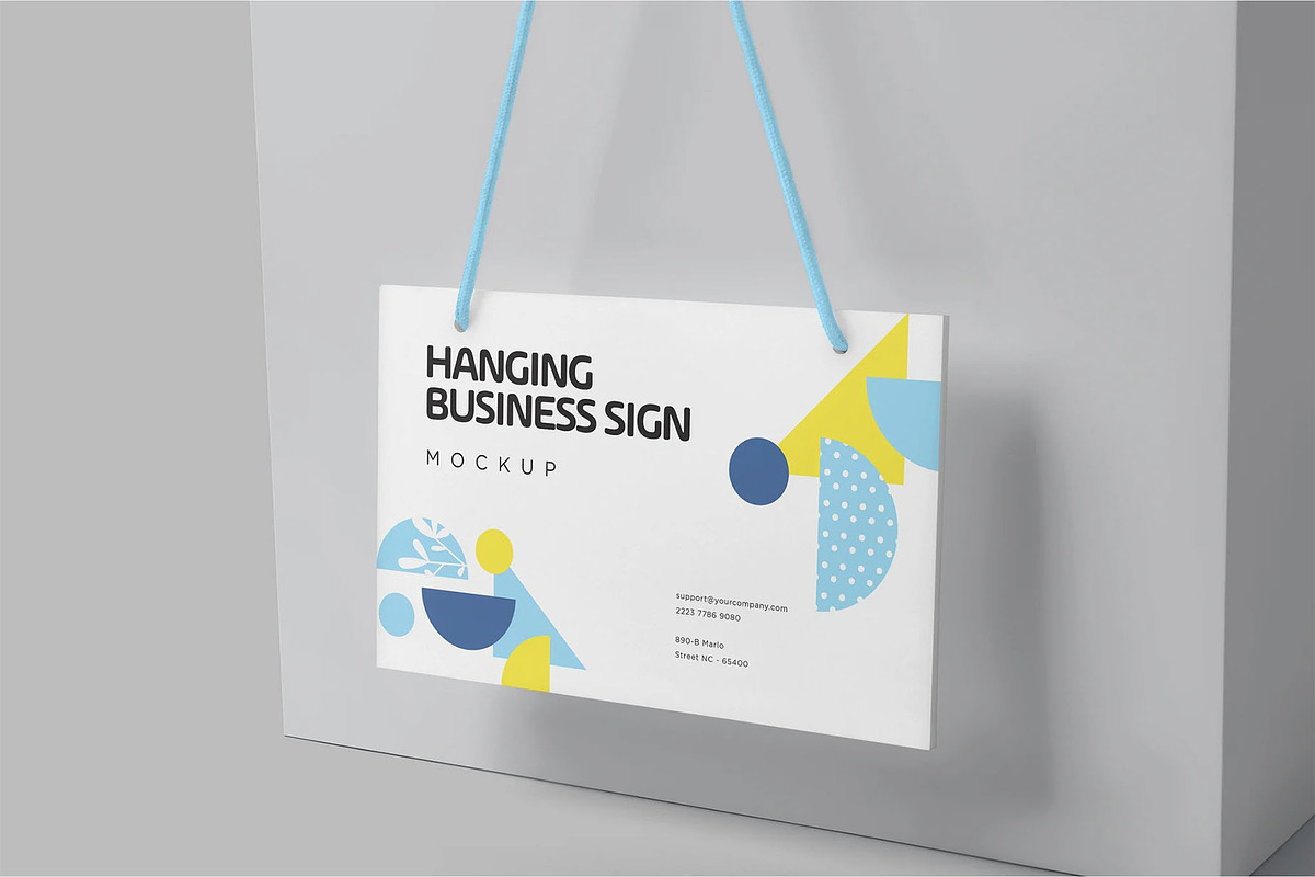 Business Signage Mockup, an Advertising Mockup by megostudi0 (Photo 4 of 6)