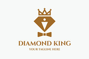 Diamond King Jeweler Logo, a Branding & Logo Template by Creattlle (Thumbnail 1 of 3)