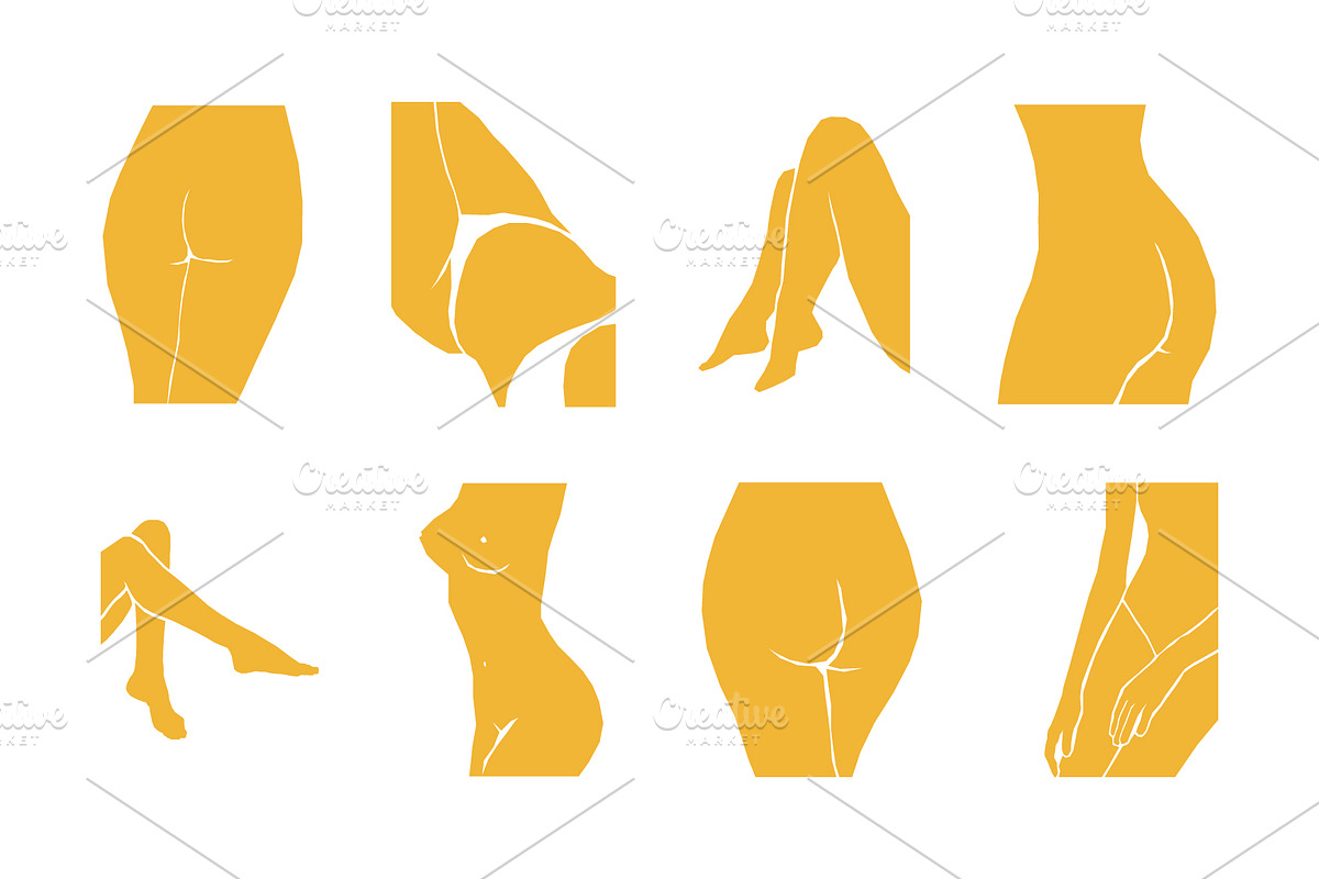 Abstract Female Figure Wall Art, a Background Graphic by C Design Studio (Photo 6 of 12)