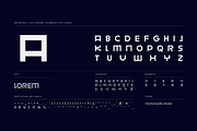 MBF Neurotic - Experimental square, a Sans Serif Font by MoonBandit (Thumbnail 3 of 5)