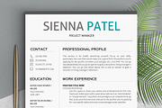 3 Page RESUME Template, a Resume Template by LevelUpResume (Thumbnail 1 of 5)