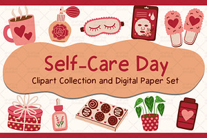 Self Care Day Graphic Set, a Pattern Graphic by Drafts n Doodles