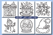 Christmas: Bold and Easy Coloring, a Seasonal Illustration by Design Station (Thumbnail 3 of 6)