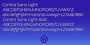 Contra Sans, a Sans Serif Font by Wiescher-Design (Thumbnail 3 of 8)