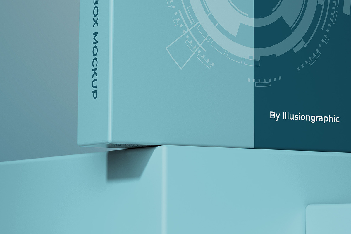 Round Corner Box Mockup - 8 views, a Packaging Mockup by Illusiongraphic (Photo 16 of 22)