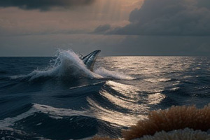 Cloudy dark ocean, an Animal Photo by ComfortQ