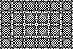 Black White Line Seamless Pattern, a Pattern Graphic by Mightyfire