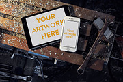 Workshop Collection Vol. 2 Mockups, an iPhone Mockup by Construct Supply Co. (Thumbnail 3 of 5)
