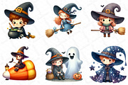 Cute Witch Funny Kids Halloween, an Illustration by DreamPrint404 (Thumbnail 4 of 5)