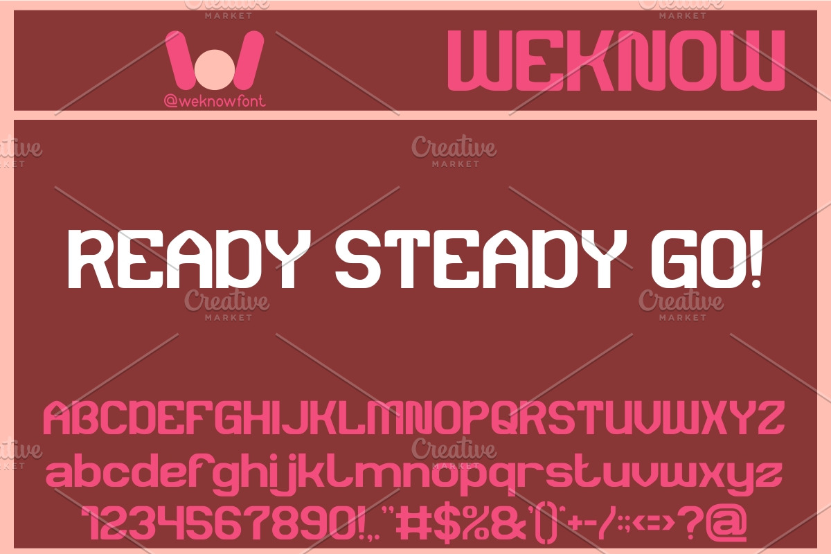 Synthetic Rhythm font, a Font by weknow (Photo 4 of 8)