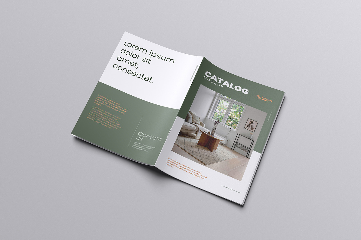 Catalog Magazine Mockup, a Magazine Template by HanaSaka_Studio (Photo 5 of 5)