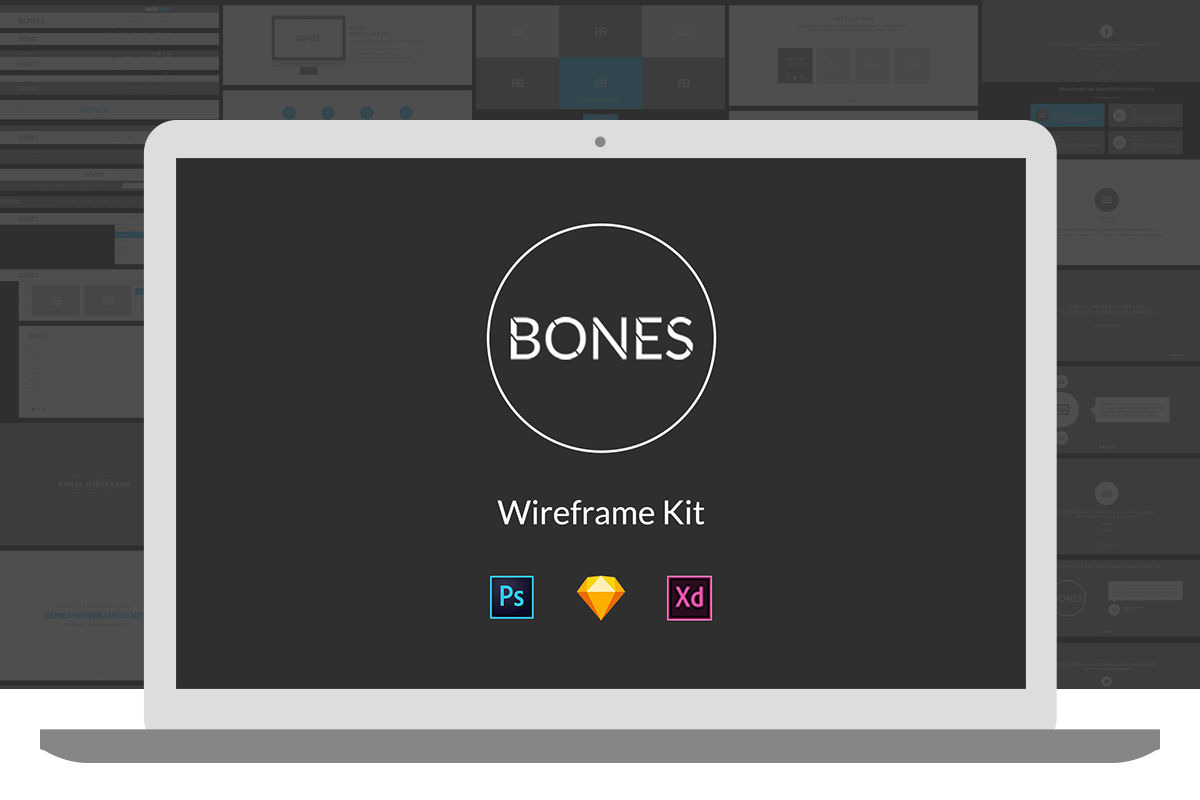 Bones Wireframe Kit, a Wireframe Template by Web Donut (Photo 5 of 9)