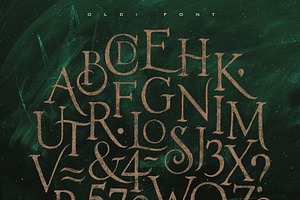 Oldi Font, a Blackletter Font by Anna
