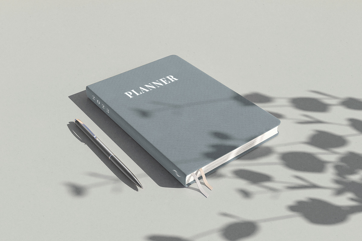 Elega - Minimal Notebook Mockups, a Books & Magazine Mockup by JafarNation (Photo 9 of 11)