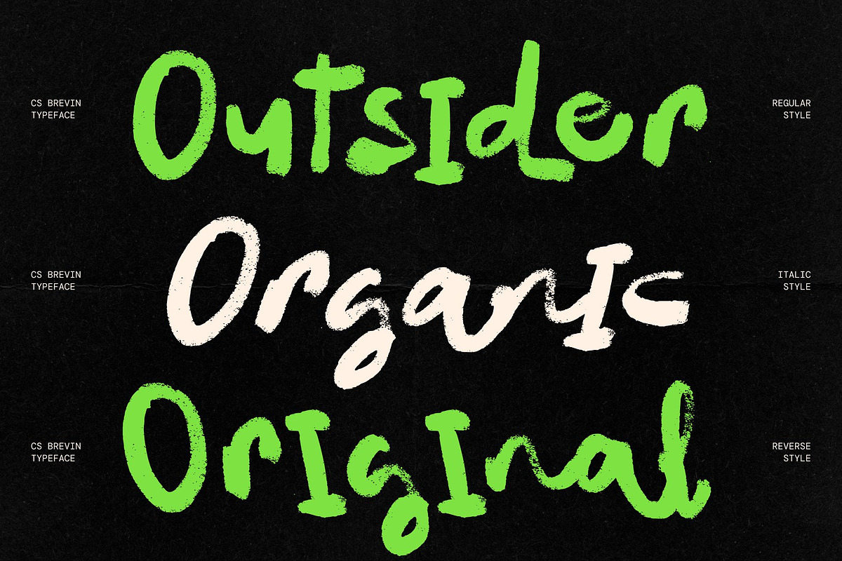 CS Brevin, a Handwritten Font by Craft Supply Co. (Photo 3 of 8)