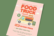 Food Truck Flyer, a Flyer Template by megarez (Thumbnail 1 of 2)