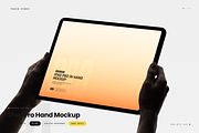 iPad Pro Hand Mockup, an iPad Mockup by Toasin Studio (Thumbnail 1 of 5)