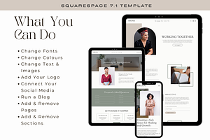 Squarespace Template: Sirona