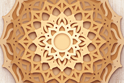 3D Dahlia Flower Design - Cut Files, an Object Graphic by Arshad Ali (Thumbnail 4 of 8)