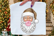 Glitter Leopard Bubblegum Santa Xmas, an Illustration by Daily.Designs (Thumbnail 8 of 10)