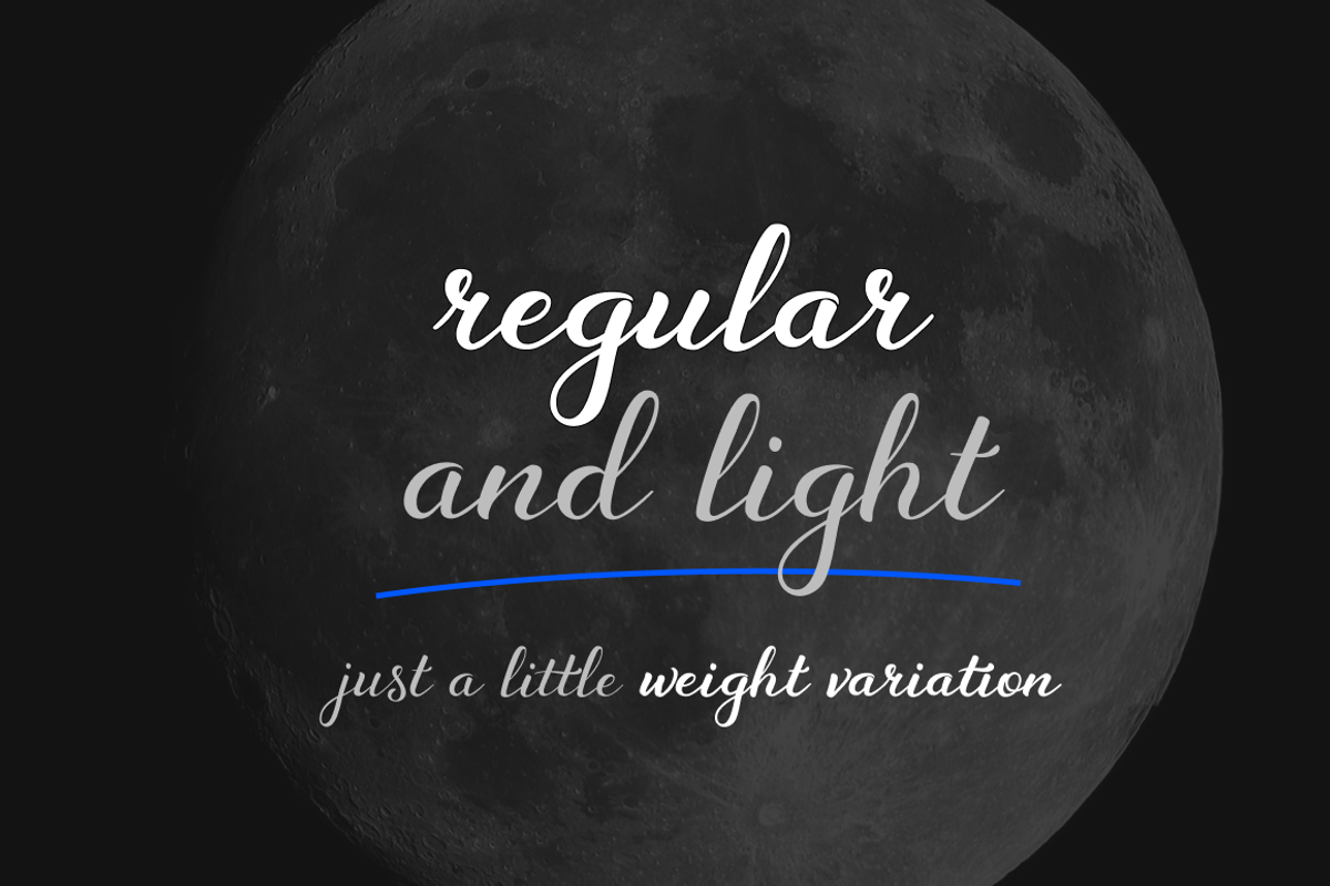 Daylight Moon - Fresh Script Font preview 2