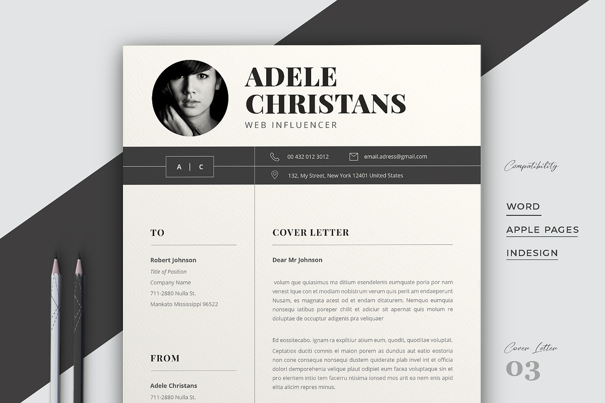 Resume Template Word, a Resume Template by Astut (Photo 5 of 6)