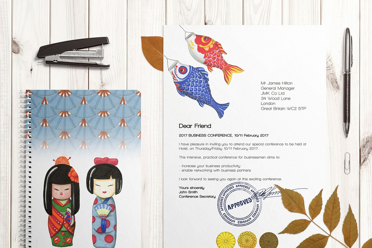 Japan and its main symbols, an Illustration by fiolika (Photo 4 of 5)