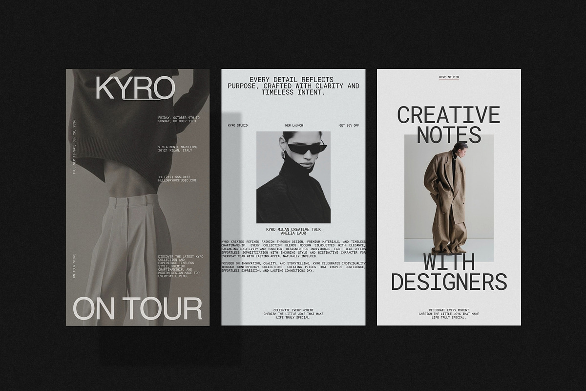 KYRO | Instagram Template (III), a Social Media Template by Crafted Pixel (Photo 9 of 10)