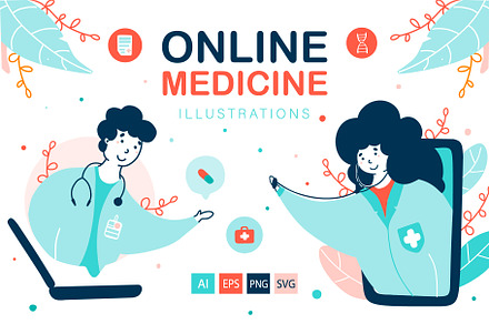 Virtual Doctor-Medical Illustrations
