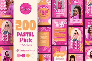 200 Canva Instagram Stories Template