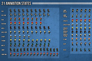 Custom Soldiers - Game Sprites, an Illustration by pzUH (Thumbnail 2 of 7)