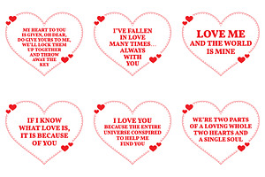 Nine Love Quotes. Set 8/26