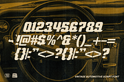 Hundell - Vintage Automotive Fonts, a Script Font by Konstantine Studio (Thumbnail 3 of 3)