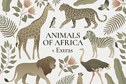 Exotic Animals of Africa Collection, an Object Graphic by Wild and Wonder by Ana (Thumbnail 1 of 4)