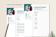 Resume Template Word - Emerald Green, a Resume Template by Stanin Studio (Thumbnail 4 of 10)