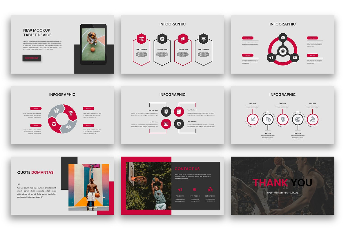 Domantas – Sports Keynote Template, a Presentation Template by kreatifreya (Photo 2 of 5)