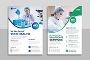 Health Care Flyer Template Design, a Flyer Template by Designgrove (Thumbnail 1 of 2)