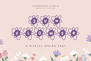 Sun Flower - Decorative Display Font, a Symbol Font by Alpaprana (Thumbnail 1 of 10)