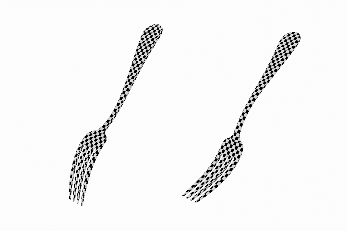 Dessert Fork 4 Tines Classic Cutlery, an Object 3D Model by VK Studio (Photo 7 of 8)