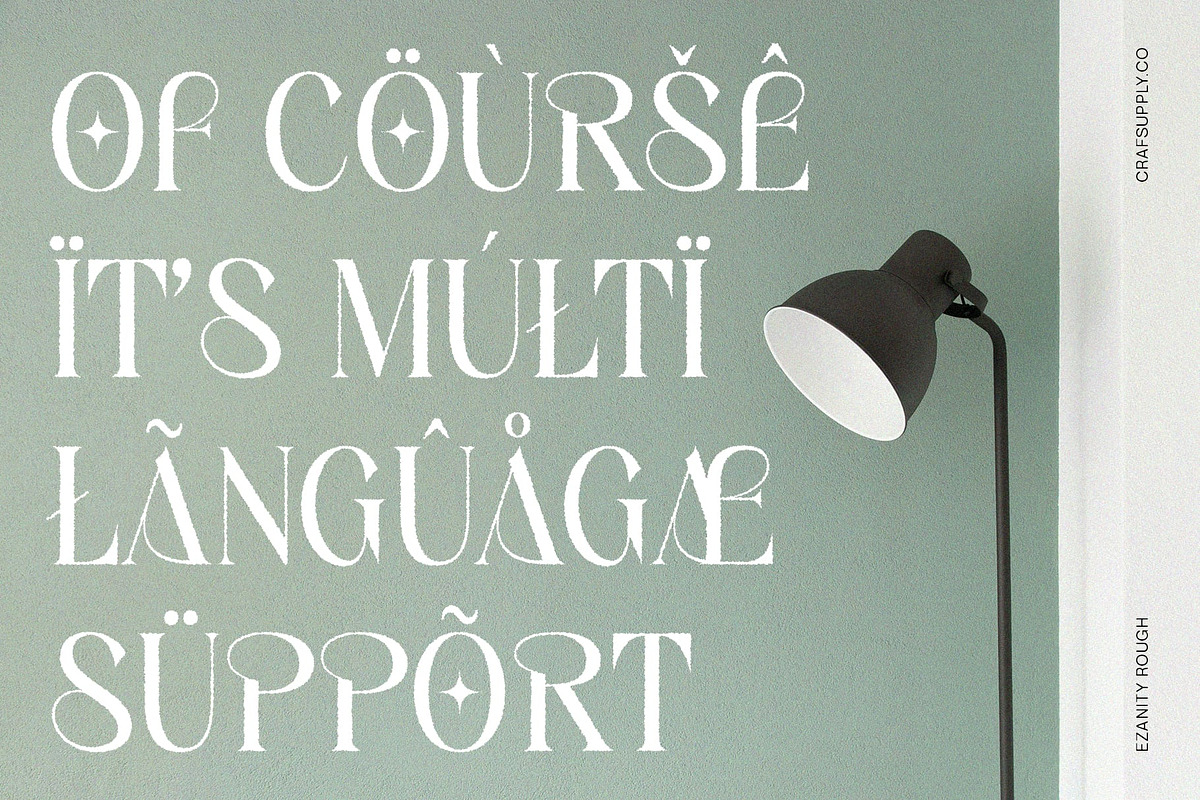 Ezanity Rough, a Serif Font by Craft Supply Co. (Photo 7 of 8)
